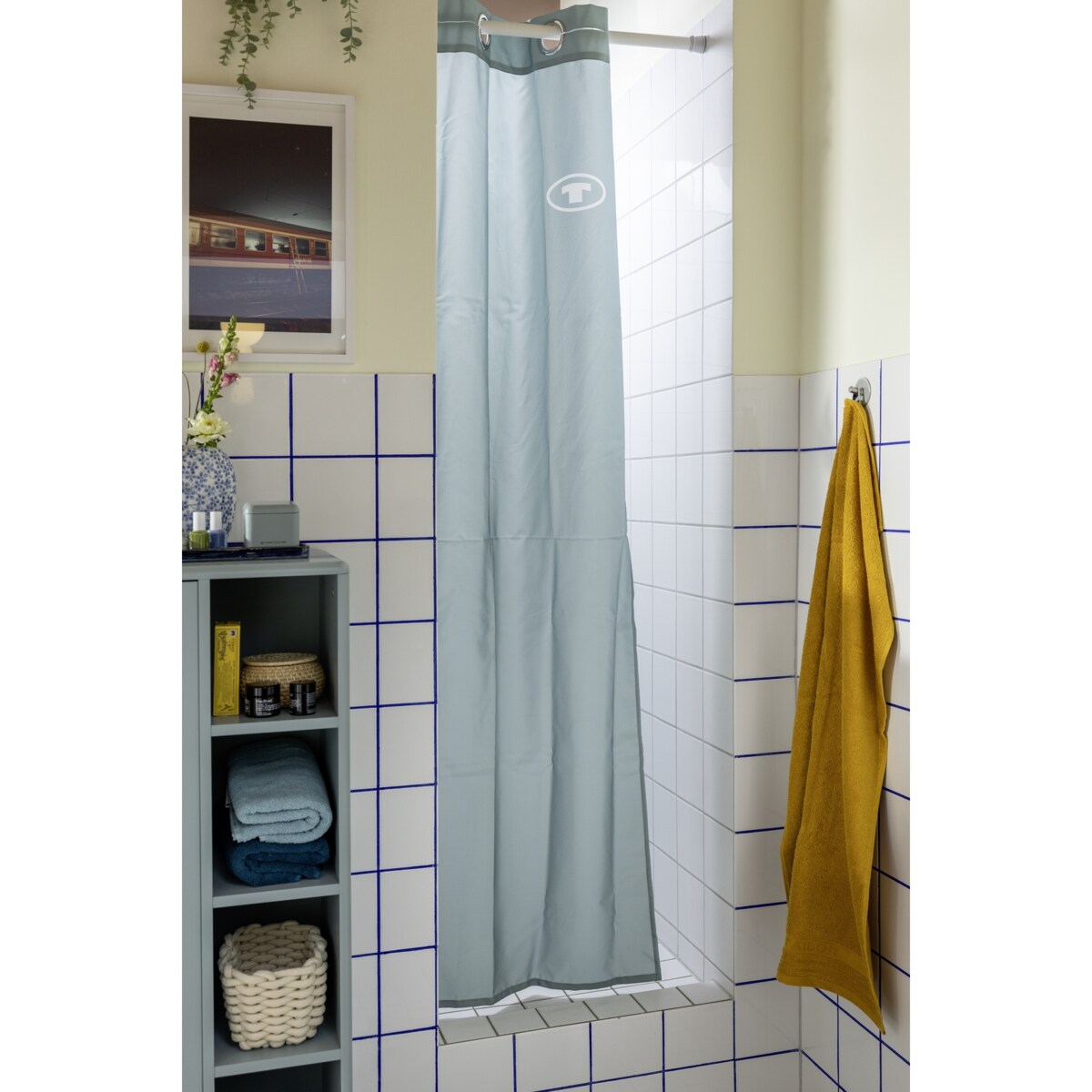 Zasłona prysznicowa z poliestru TOM TAILOR