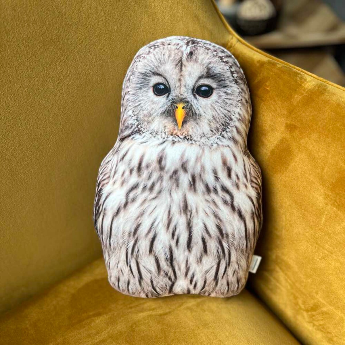 Poduszka mała Sowa Puszczyk uralski