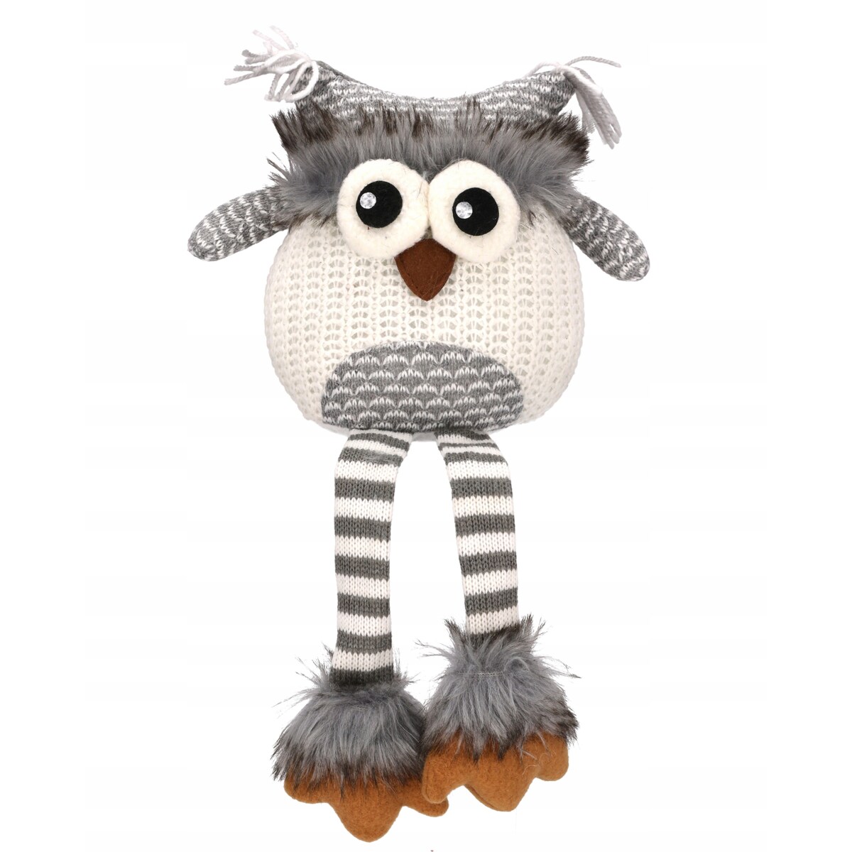 SKRZAT świąteczny KRASNAL gnom 40 cm Mikołaj na święta SOWA dekoracja JUMI