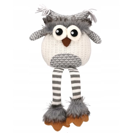 SKRZAT świąteczny KRASNAL gnom 40 cm Mikołaj na święta SOWA dekoracja JUMI