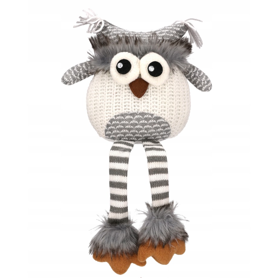 SKRZAT świąteczny KRASNAL gnom 40 cm Mikołaj na święta SOWA dekoracja JUMI