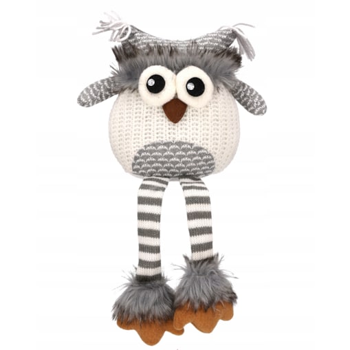 SKRZAT świąteczny KRASNAL gnom 40 cm Mikołaj na święta SOWA dekoracja JUMI