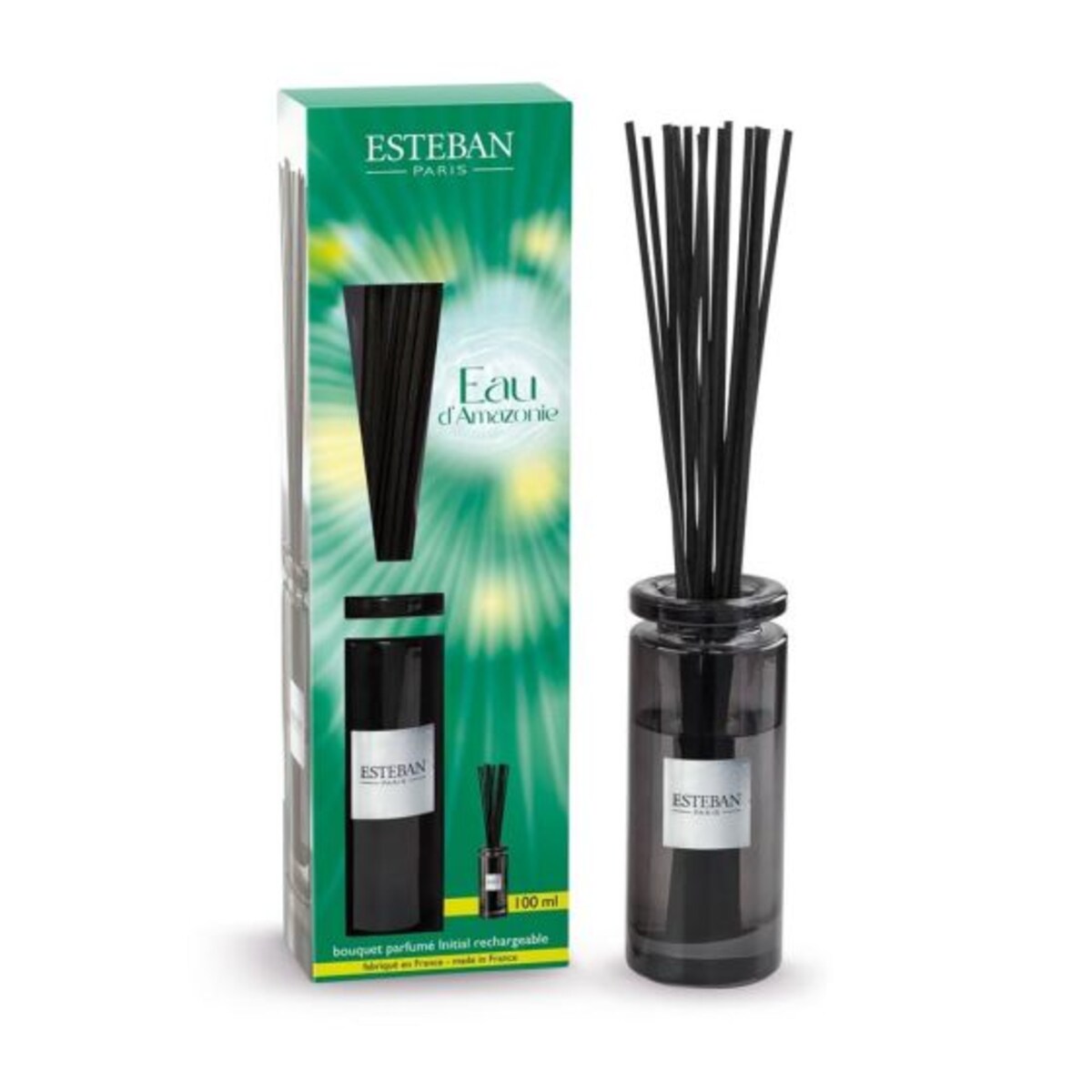 Dyfuzor zapachowy (100 ml) Eau d'Amazonie Esteban