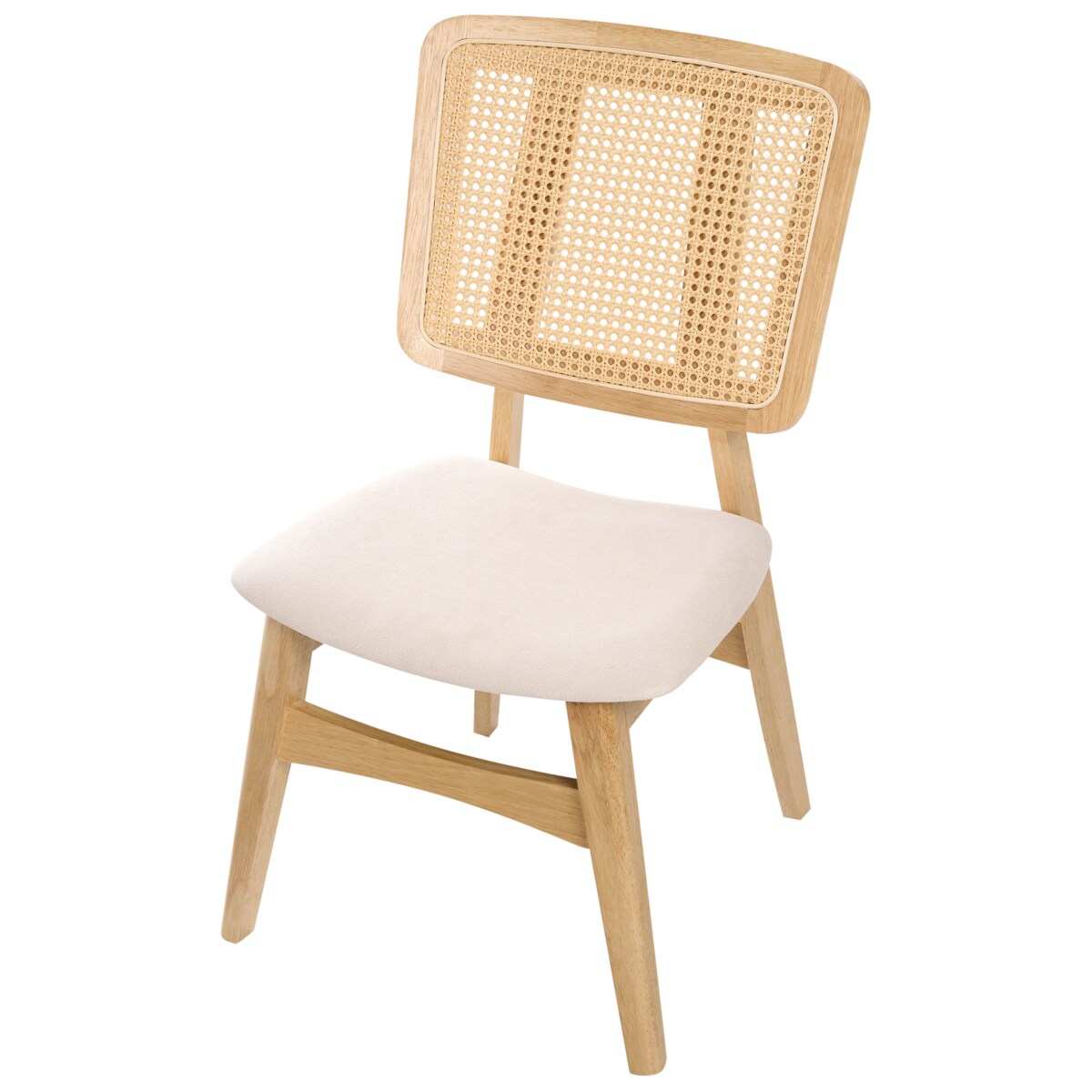 Zestaw 2 krzeseł do jadalni ALCOVA Drewno Jasnobrązowy