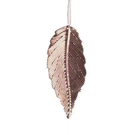 Dekoracje świąteczne zawieszki liście, piórka, 4 sz.