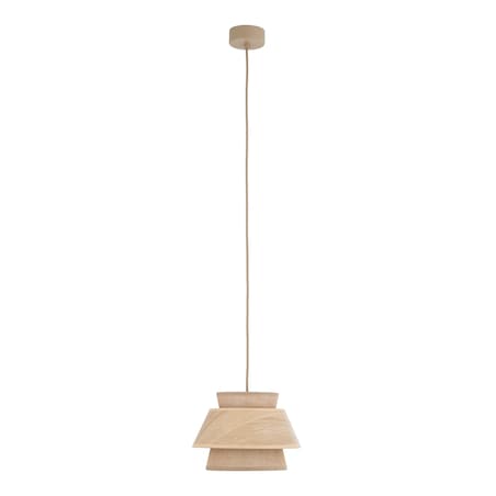 Lampa Wisząca Tk Lighting Kalum Len Fornir 1Xe27 Skandynawski, Boho, Japandi