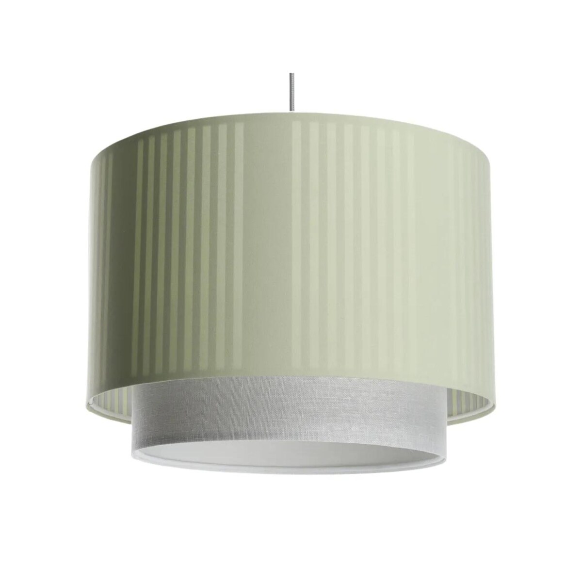 Lampa wisząca DUO LAMI LINE 60 zielona/kremowa