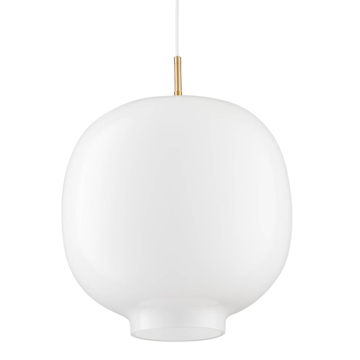 Zwieszana lampa sypialniana Boni ST-9960P/L white szklana kula nad stół biała