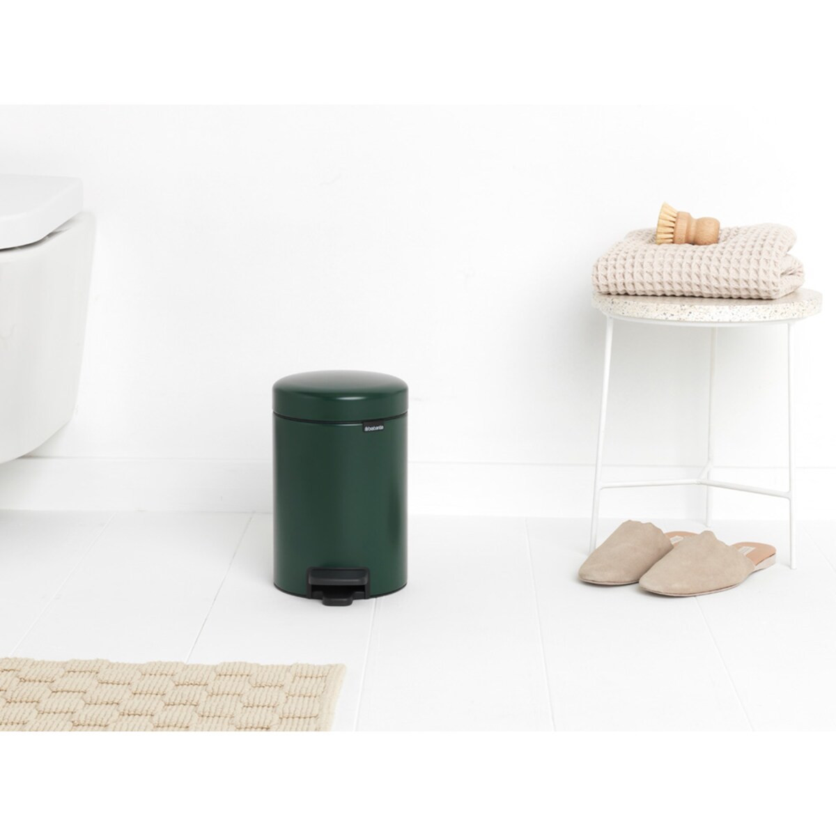 Kosz pedałowy 3L NewIcon zielony Pine Green 304002