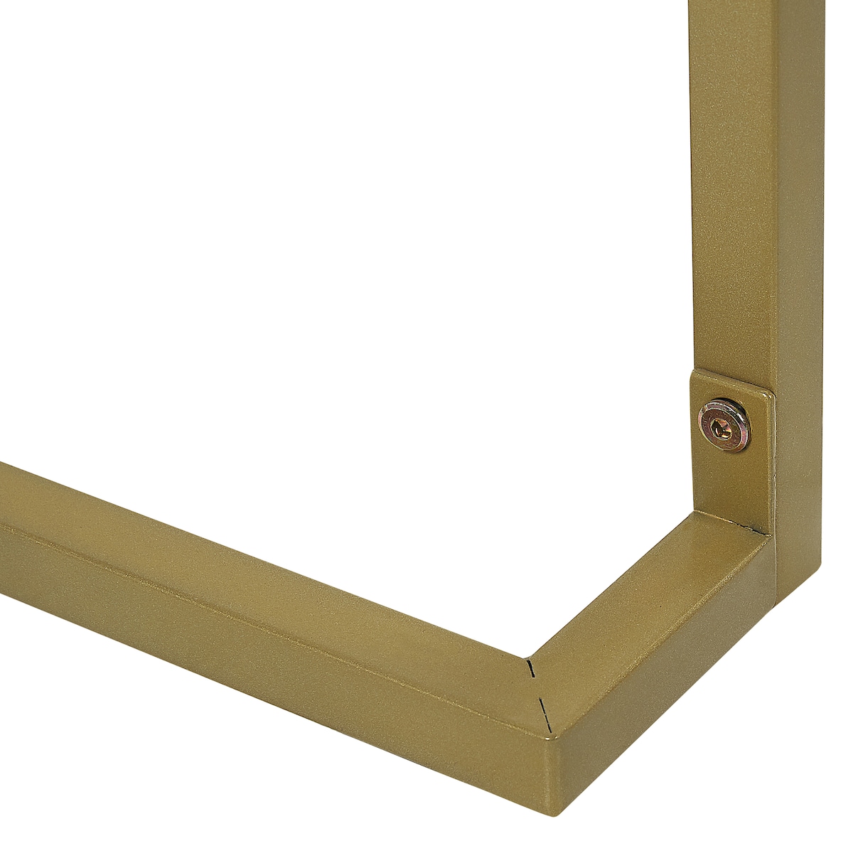 Konsola WESTPORT Biały/ złoty 115 cm 50 cm z szufladami