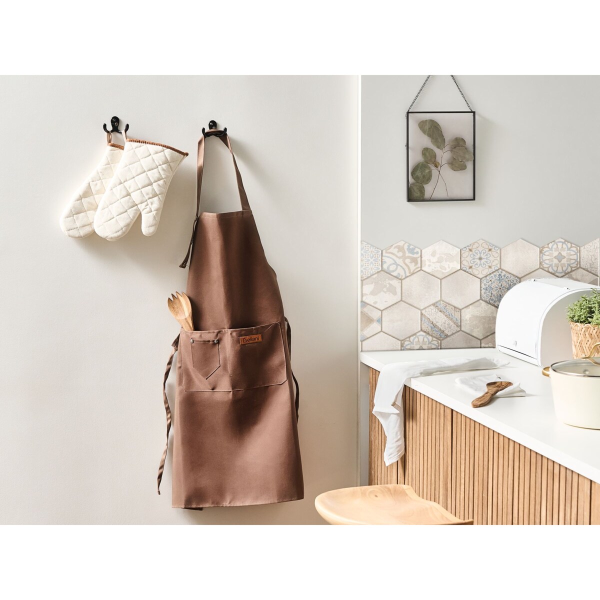 Zestaw tekstyliów kuchennych DAUCUS Brązowy