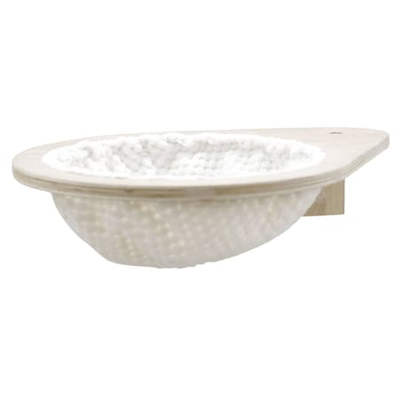 Kerbl Ścianka wspinaczkowa dla kota Rocky, 52x17x37cm, naturalno-biała