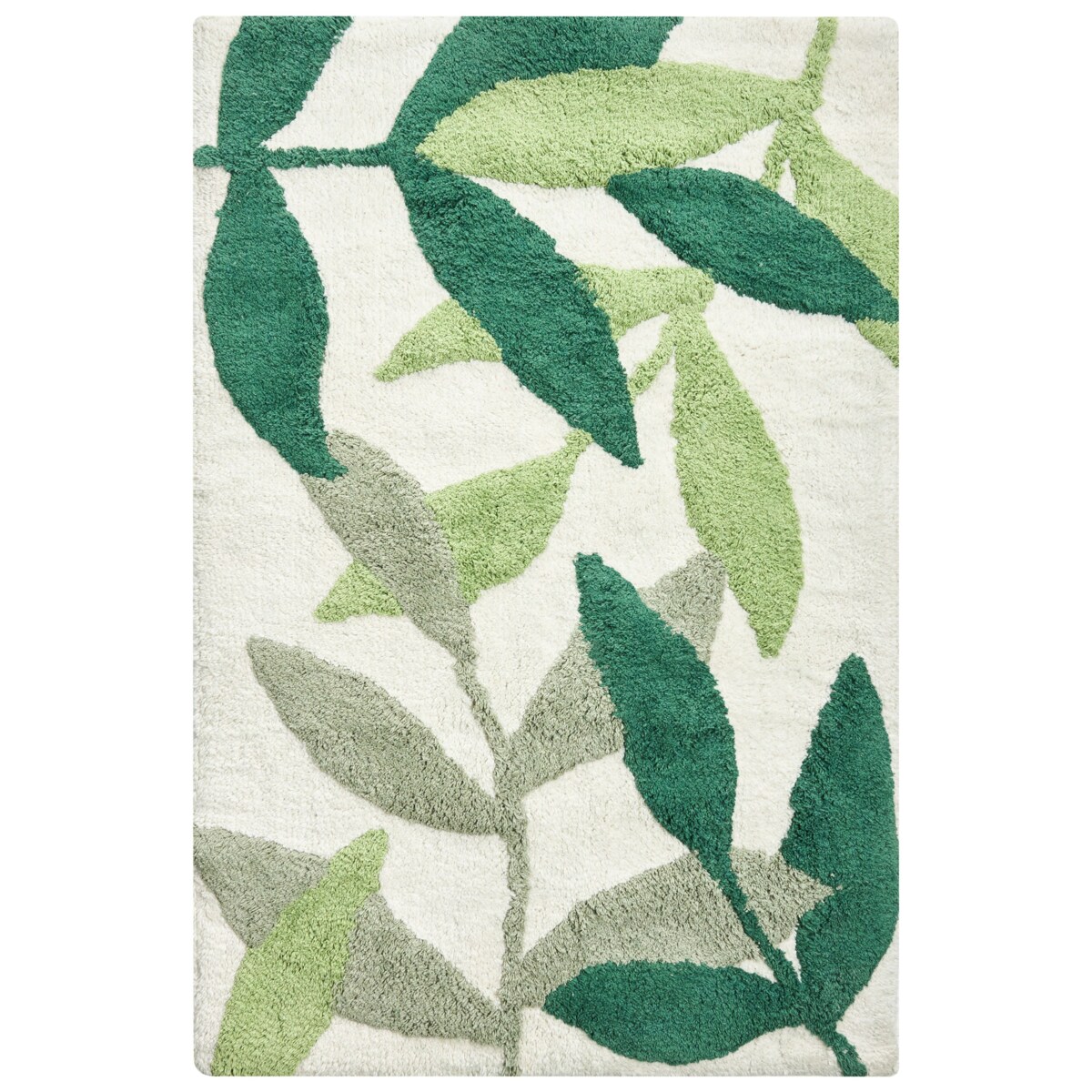 Dywanik łazienkowy ASAN Zielony 60 x 90 cm Bawełna