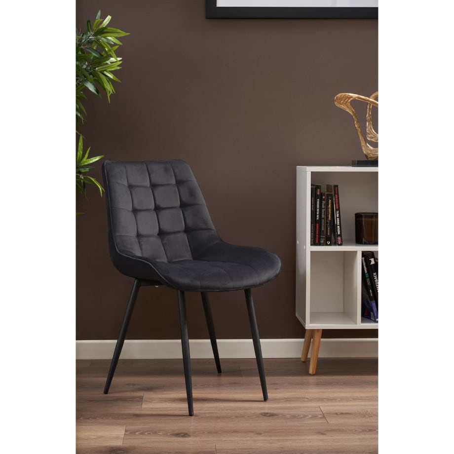 2 X Krzesło Do Jadalni Kuchni Salonu Do Jadalni Kuchni Stołu Zestaw Komplet Misty Czarne