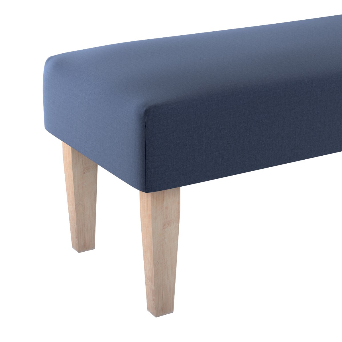 Ławka, granatowy welwet, 100 x 40 x 40 cm, Ingrid
