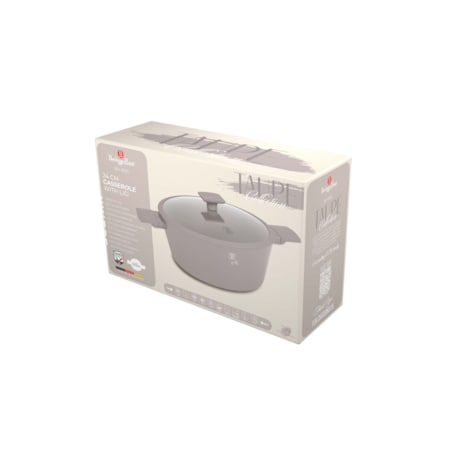 Garnek z pokrywą 24cm Taupe Collection BerlingerHaus BH-8101