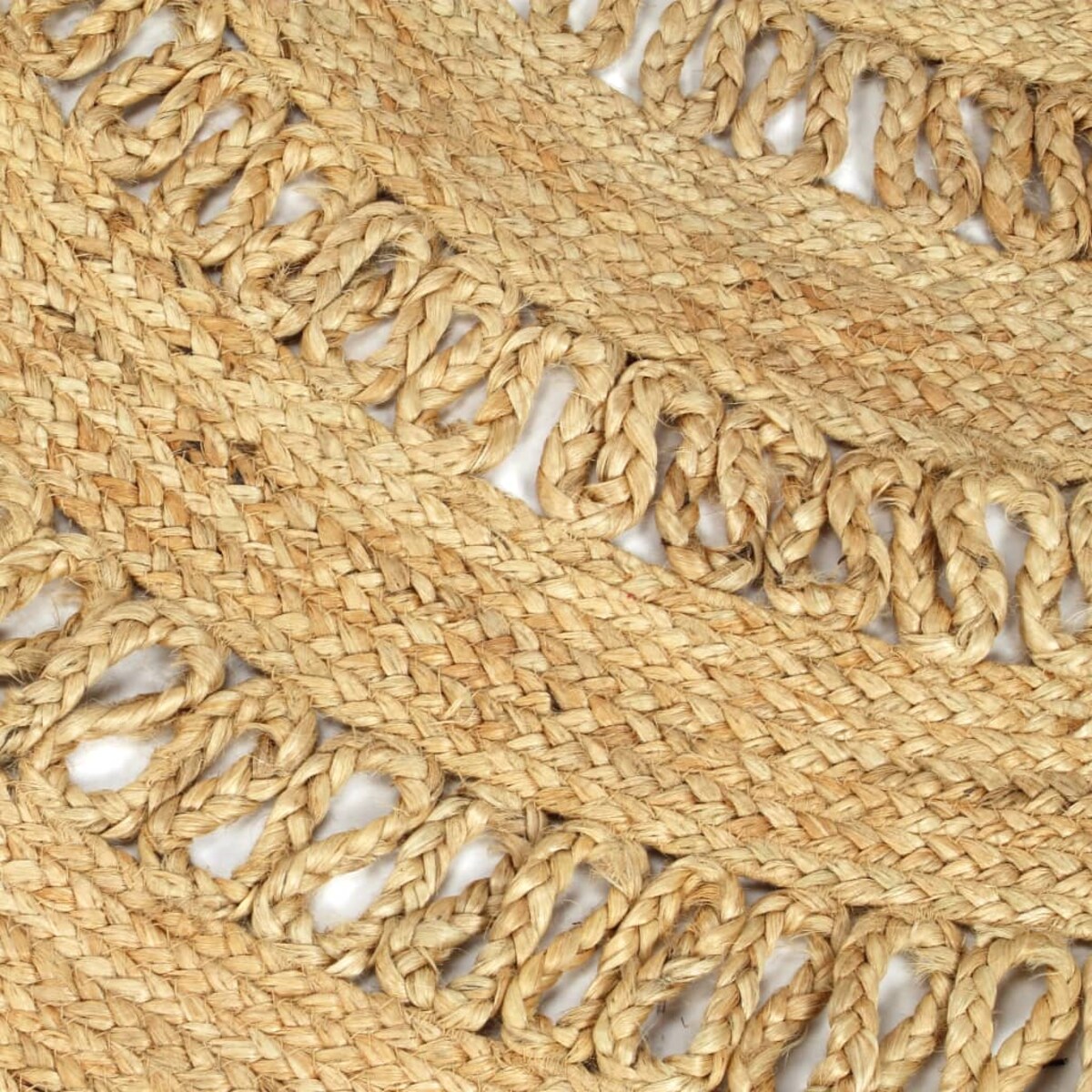 vidaXL Dywan ręcznie wypleciony z juty, 120 cm