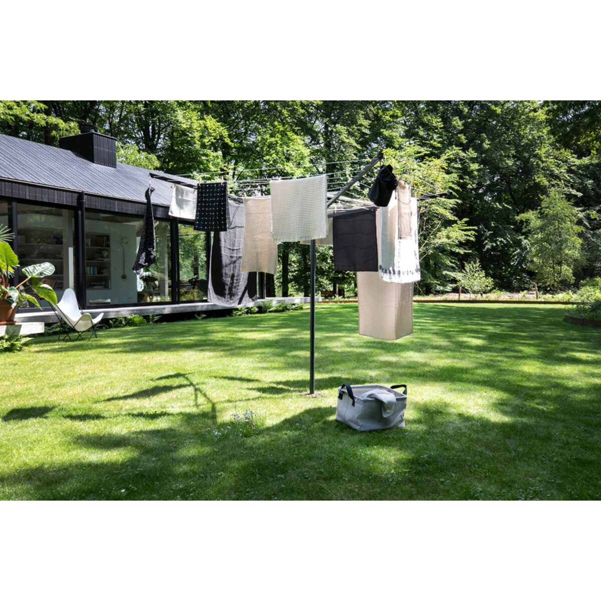 Suszarka ogrodowa TopSpinner 50m antracytowa do gruntu 290343