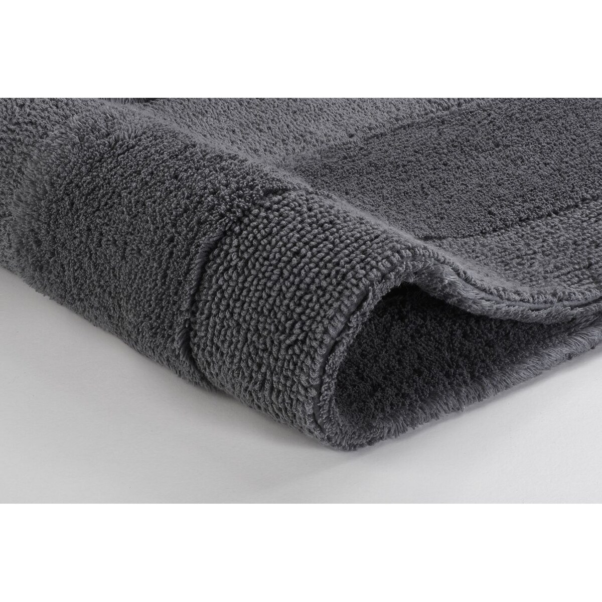 Kleine Wolke Havanna Ekologiczny Dywanik łazienkowy ciemny szary 85x150 cm ECO LIVING