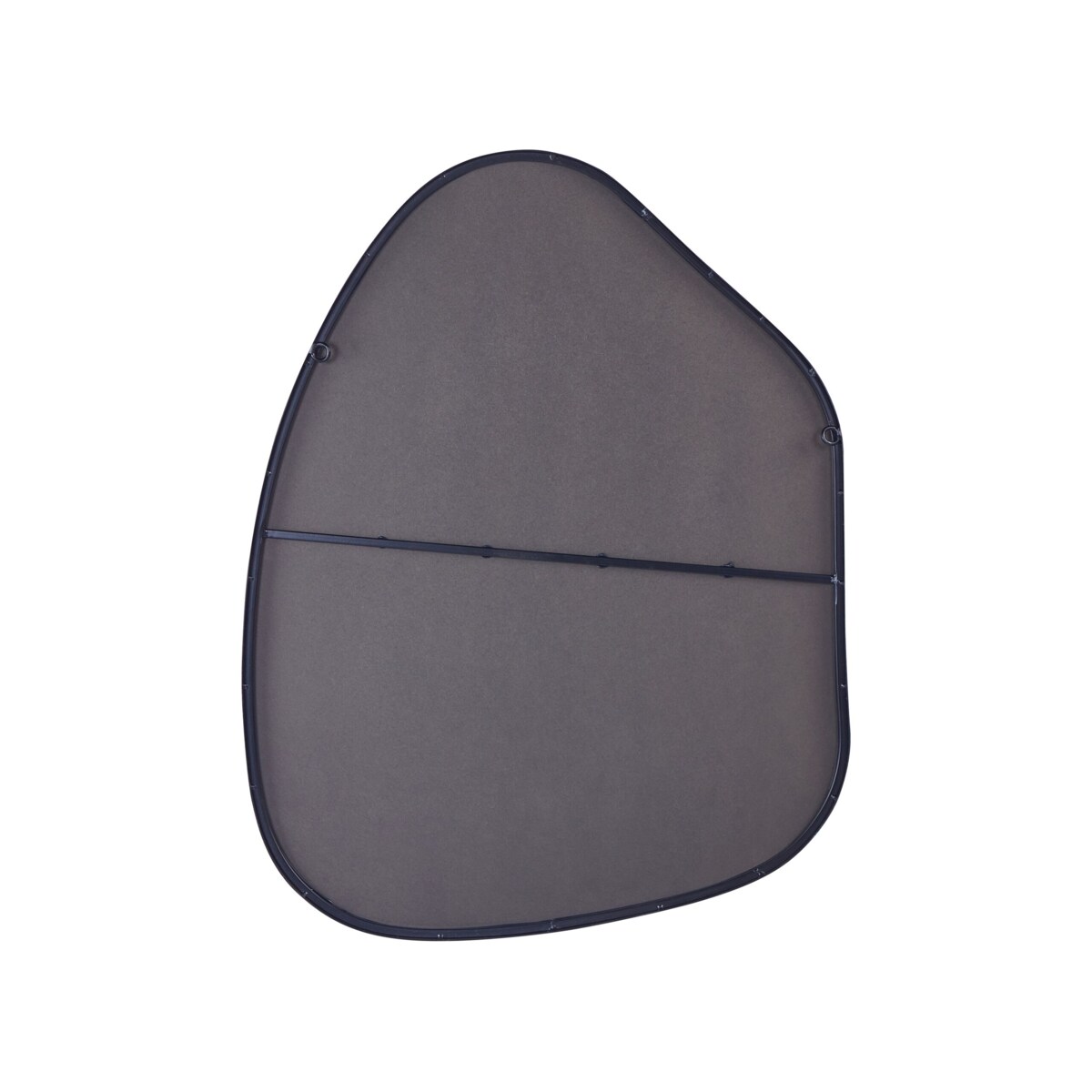 Lustro ścienne PUTEAUX 70 cm 92 cm Metal Czarny