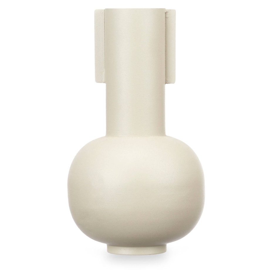 Wazon metalowy, pastelowy kolor, 14 x 28 cm