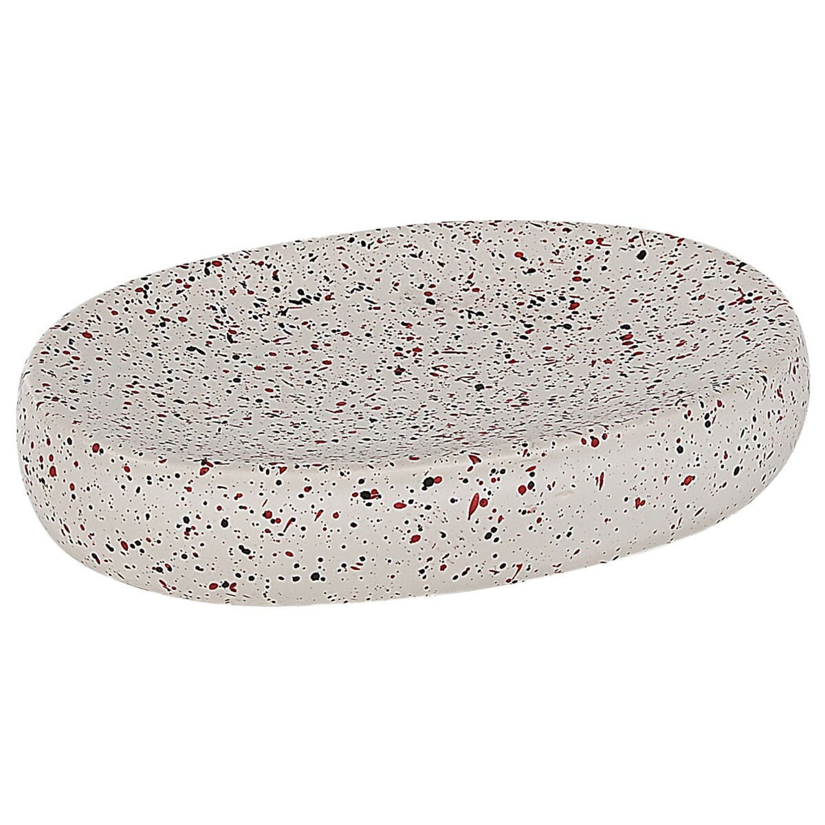 6-częściowy zestaw akcesoriów łazienkowych ceramiczny biały PALMILLA