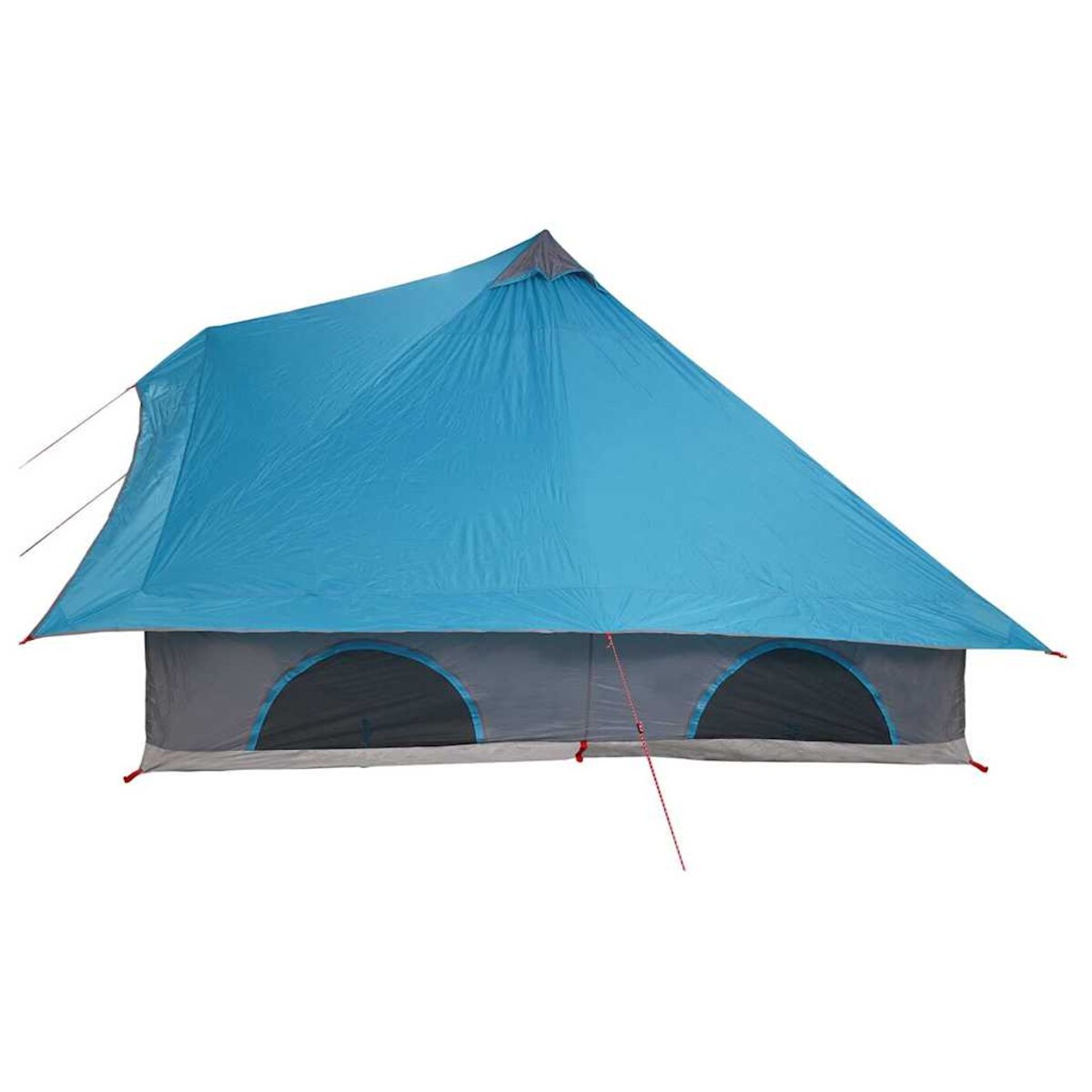 vidaXL Rodzinny namiot tipi Niebieski i szary 358 x 296 x 258 cm
