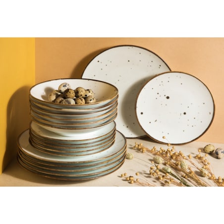 Konsimo ALUMINA Serwis obiadowy 6os. (18el.)