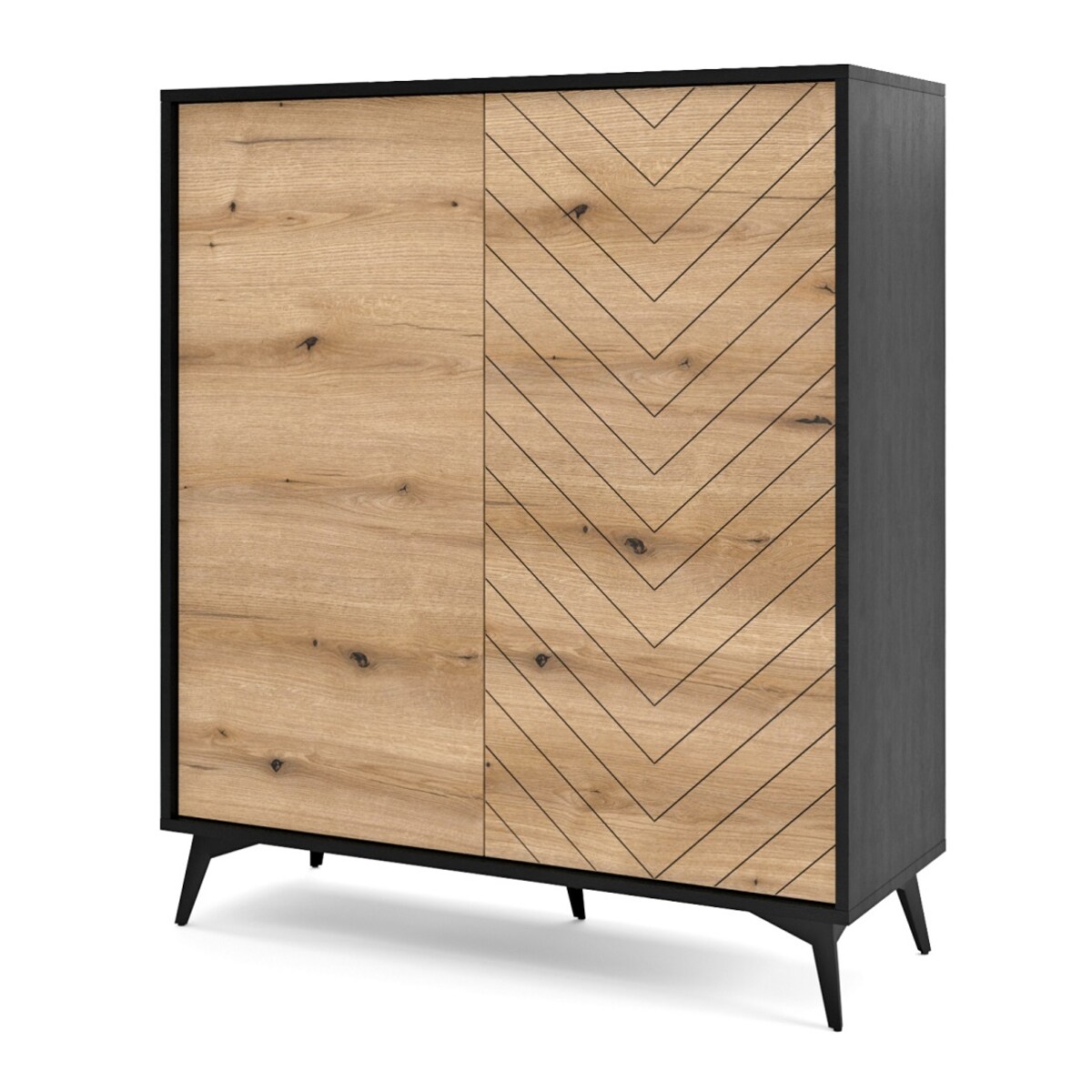 Meblościanka DIAMO do salonu w stylu loft