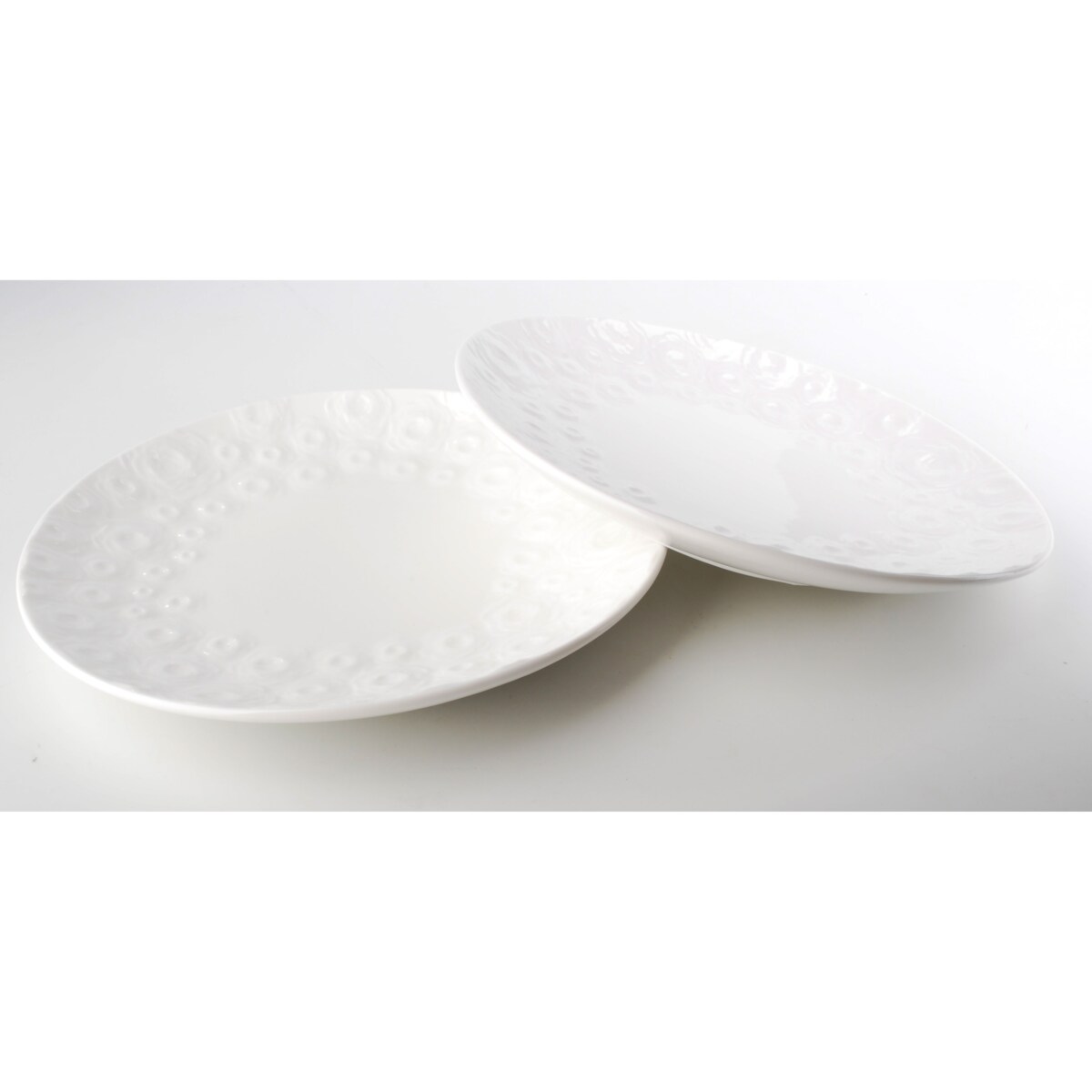 ROSE2 Komplet 2 Talerzy 21cm płaski box color