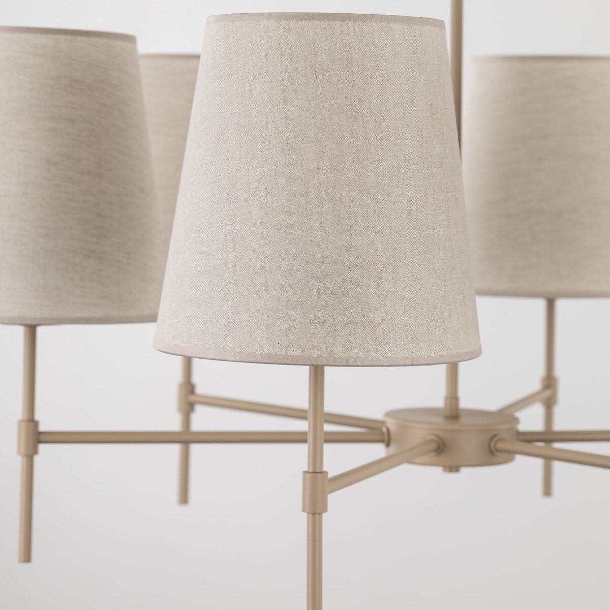 Żyrandol TK Lighting ELIZABETH SABIA 11167 beżowy 6xE27 klasyczny z regulacją wysokości