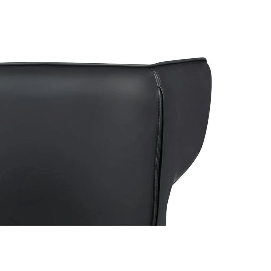 Welurowy fotel obrotowy Vita Velvet MSE011000309.41 czarny, King Home