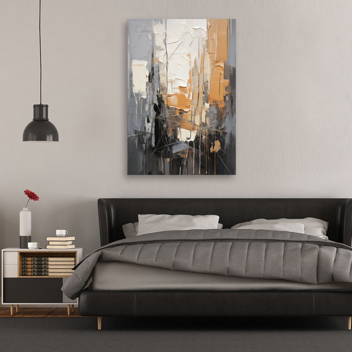 Feeby Obraz do salonu, Abstrakcja Miasto Tekstura 60x90