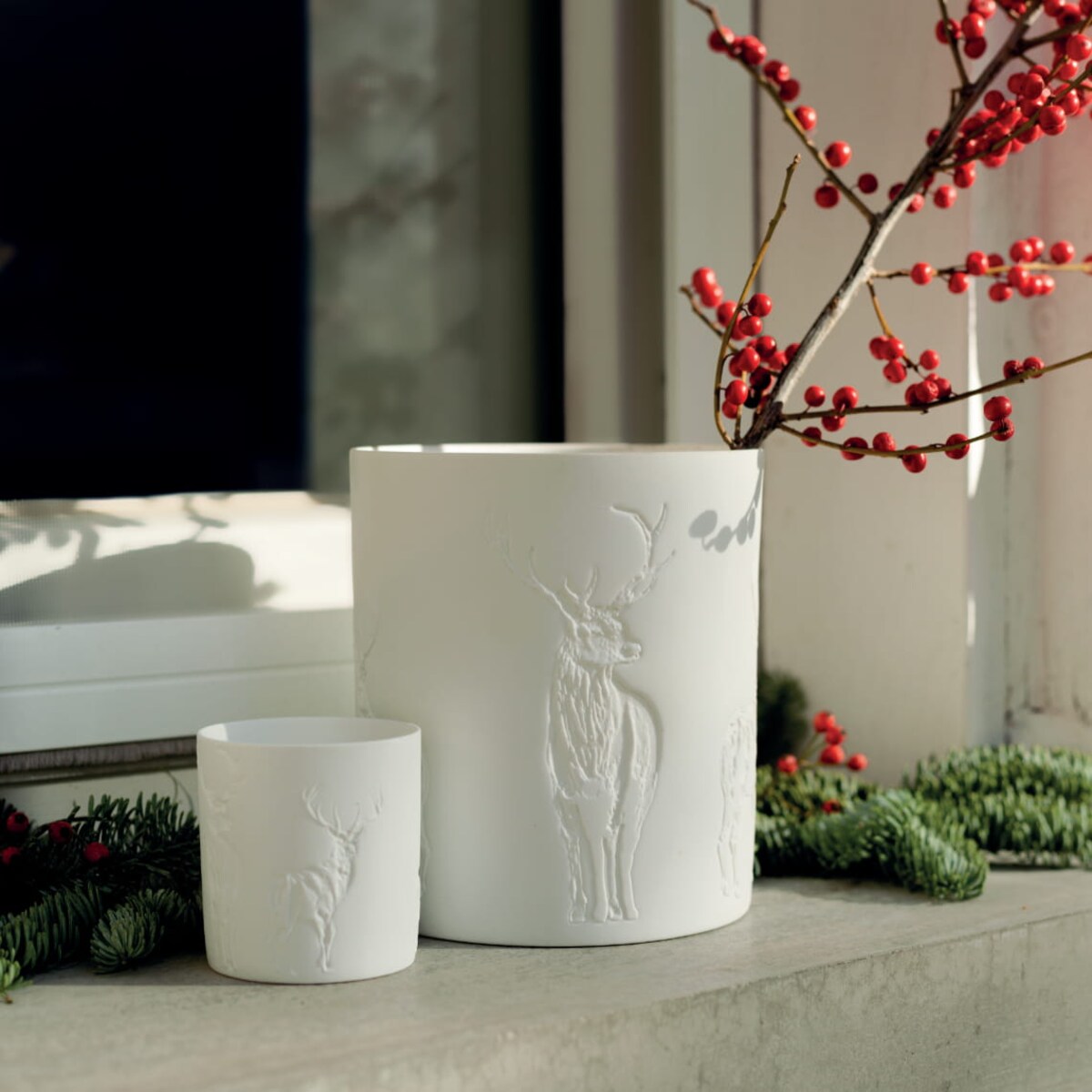 Lampion RENIFER, 15 cm