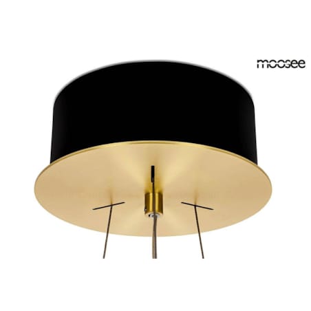 Żyrandol kryształowy Saturnus MSE010100166 nad stół złoty