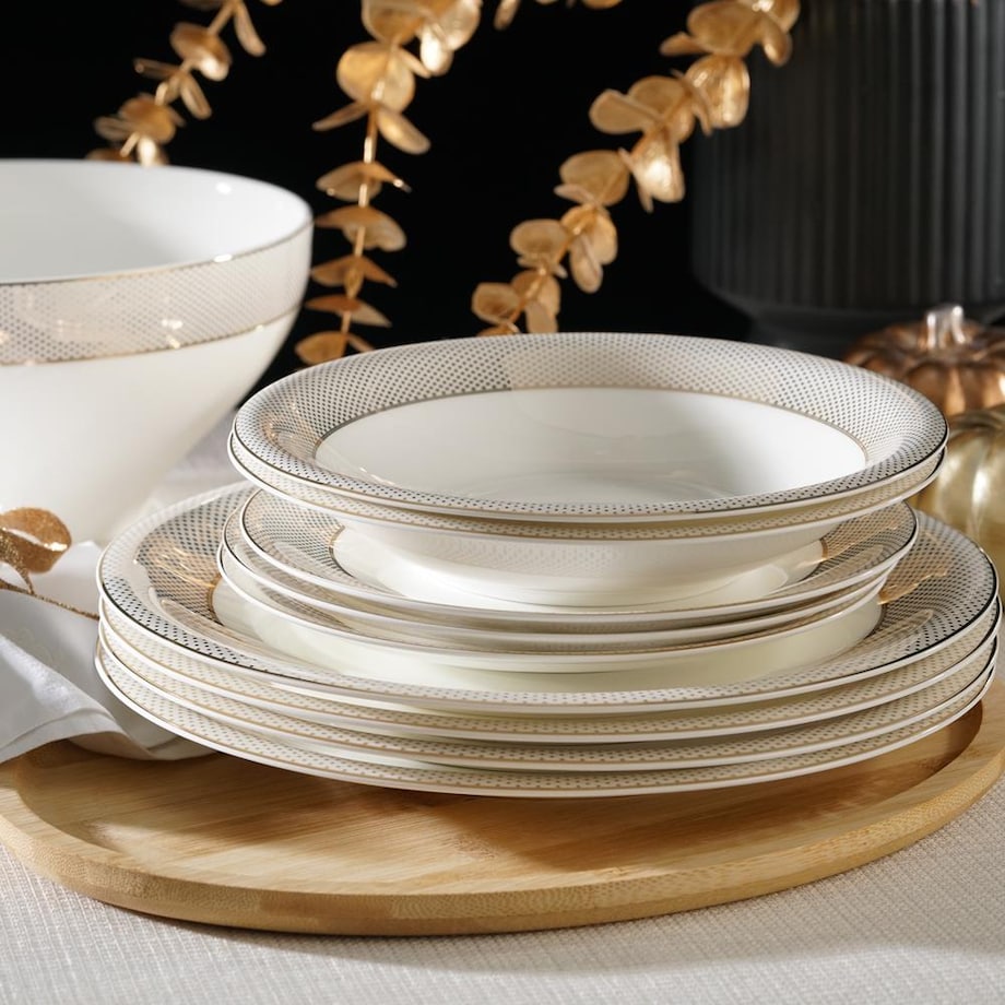 VILLA ITALIA Talerz głęboki porcelanowy 21 cm MARILYN