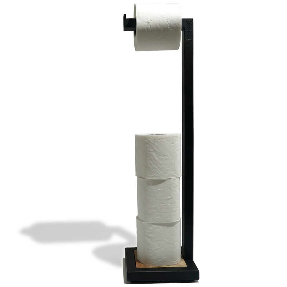 Stojak na papier toaletowy LOFT czarny