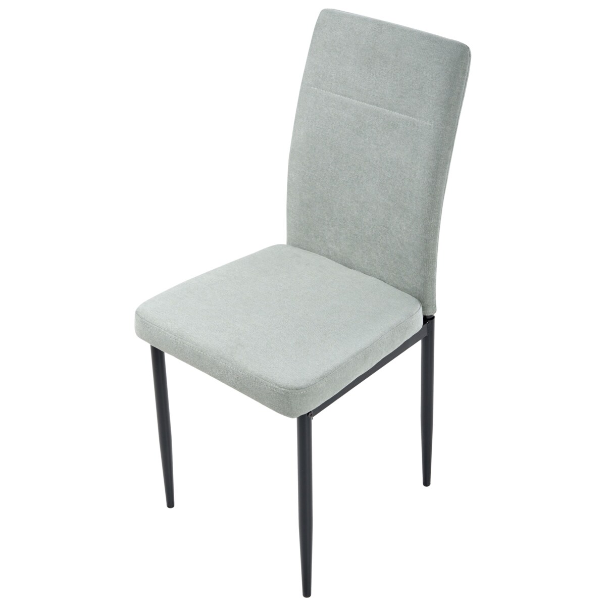 Zestaw 4 krzeseł do jadalni RINER  Jasnozielony