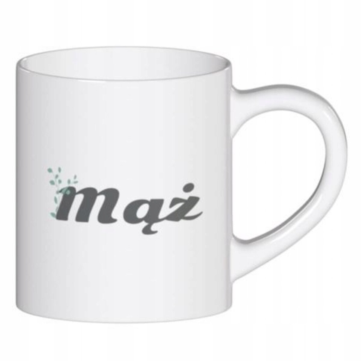 Ceramiczny kubek z uchwytem MĄŻ do kawy herbaty czekolady 250ml - prezent upominek dla męża na rocznicę ślub wesele