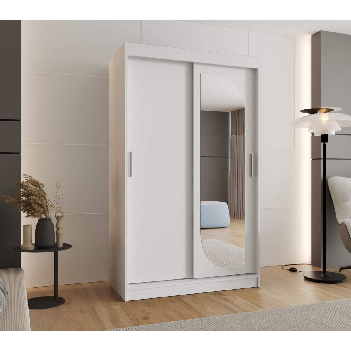 Szafa przesuwna LUCY 120 biały