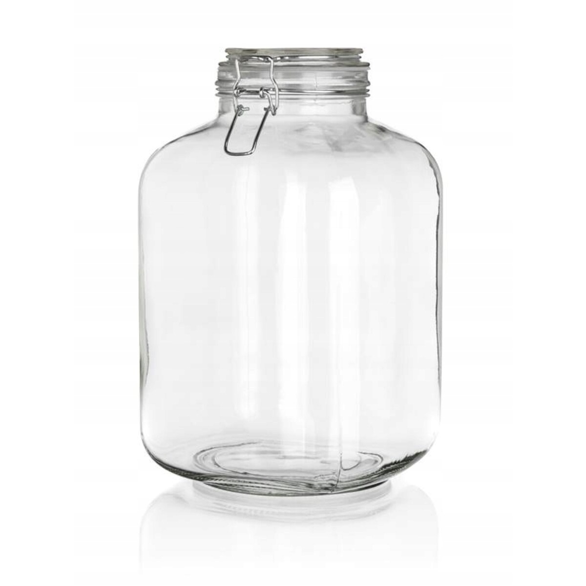 SŁOIK DUŻY szklany 5 L pojemnik na weki kapusta jedzenie ogórki klips