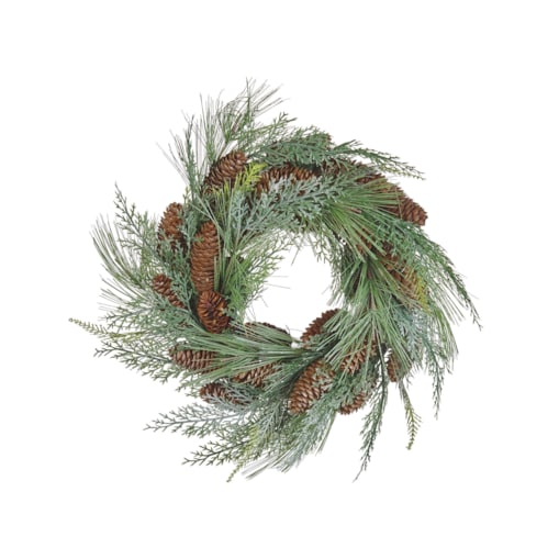 Wianek świąteczny ⌀ 34 cm zielony ASTURIA