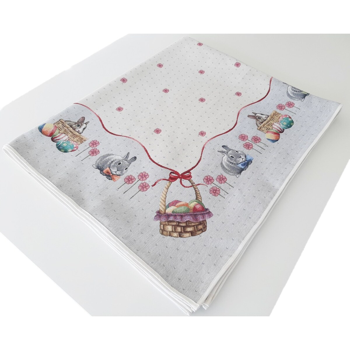 Obrus Wielkanocny 140X280 Cm Na Stół Ozdobny Dekoracyjny Leveret