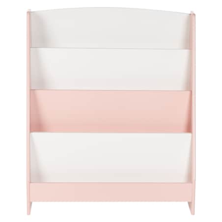 Regał 4 półki MDF Pastelowy róż LILOET