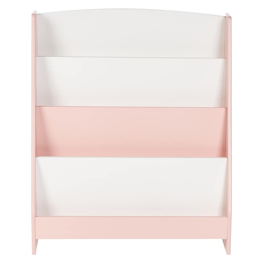 Regał 4 półki MDF Pastelowy róż LILOET