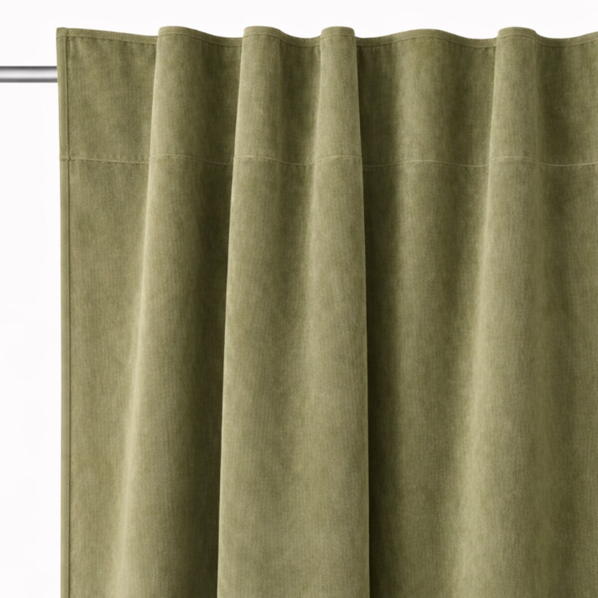 Zasłona zaciemniająca welurowa Werona w kolorze oliwkowym 260 cm