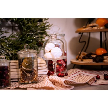 Patera szklana z kloszem