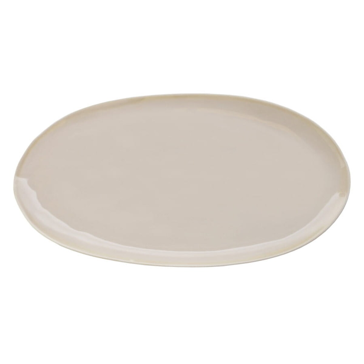 Verlo ETER Talerz owalny 34,5x15 cm, beżowy