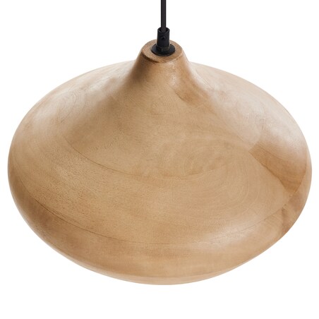 Lampa wisząca RAWI Drewno mango Jasnobrązowy