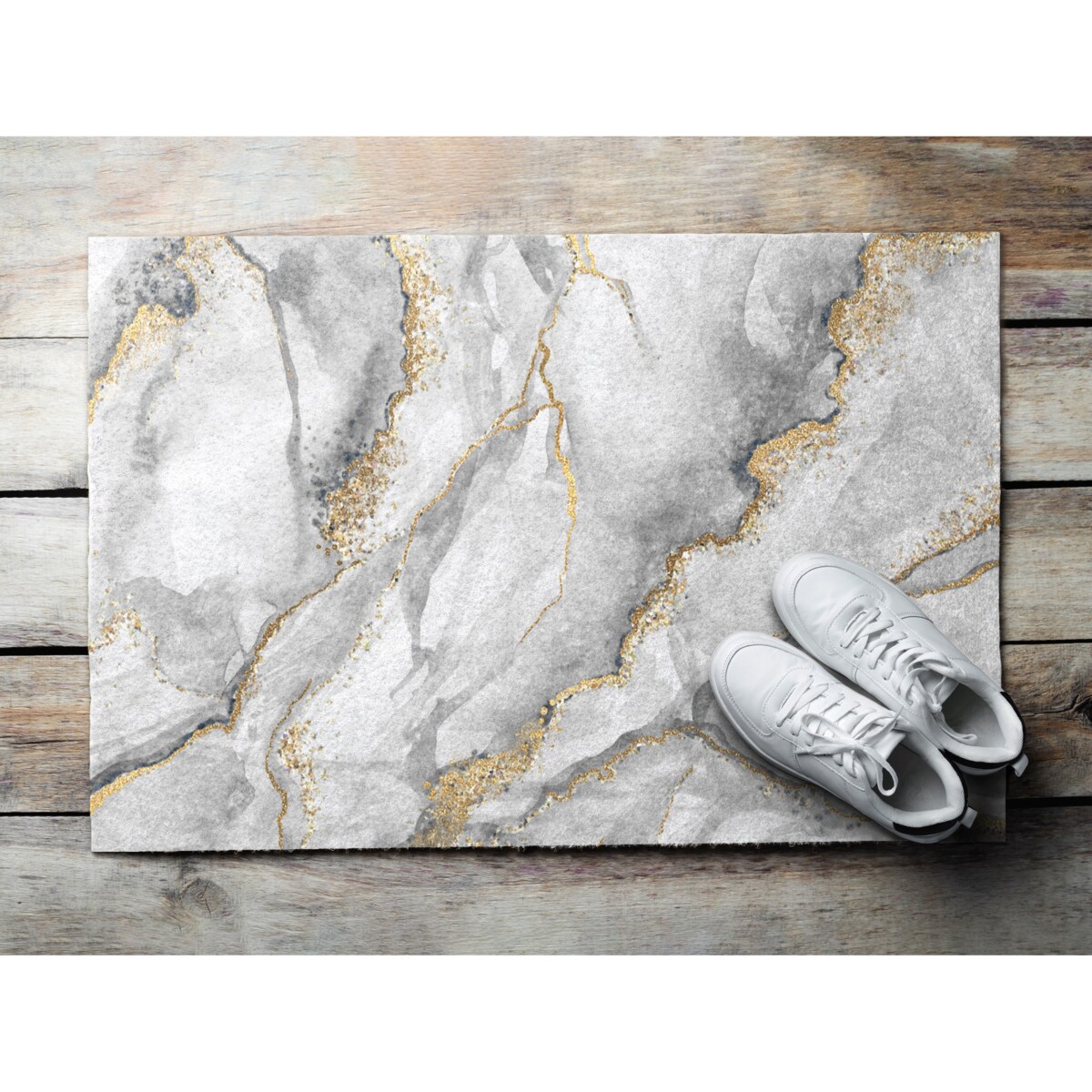 Wycieraczka zewnętrzna Szary marmur 90x60cm